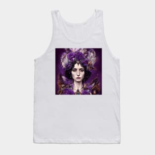 Queen of Owls 2 Higher Detail Tank Top